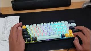 Unboxing Fantech Atom 63 Mizu Edition, mechanical keyboard low budget