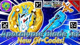 New Apocalypse Blade Set QR-Codes | Новые Qr-Коды Apocalypse Blade Set - Beyblade Burst Rise