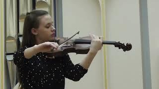 Елизавета Веселина-Ларчикова, скрипка - Сарасате / Yelizaveta Veselina-Larchikova, violin - Sarasate