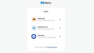 How to Set Up and Fund a POLYGON Wallet with MATIC Using Metamask