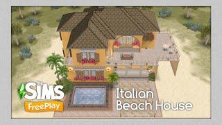 Italian Beach House | The Sims FreePlay | House Tour | Floor Plans | UniQueSiMS Designs