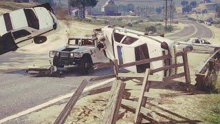 GTA 5 Hummer H1 Offroad Police Chase