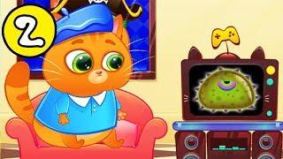 КОТИК БУБУ #02 Играет в Tales from Space Mutant Blobs Attack в игре Bubbu на канале Мистер Игрушкин