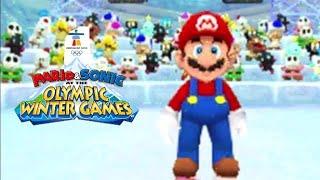 Mario and Sonic at the Olympic Winter Games (DS) - Party Games (All Modes)