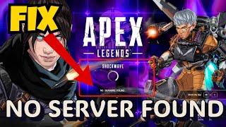 Apex Legends no server found Fix