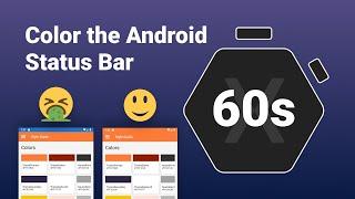 Coloring the Android Status Bar