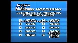 Sorteo nocturno de la Quiniela de la Provincia de Buenos Aires 2003 V-08143 - DiFilm