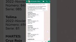 Resultados Ganadores Loteria Martes 15 de Noviembre 2022 En menos de 1 Minuto