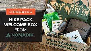 Unboxing the Hike Pack Welcome Box from Nomadik