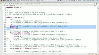 CS1B Java Tutorial 38 Object Oriented Programming OOP   Defining and Calling Mutator Methods, Contex