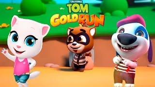 Tom Gold Run #97 TALKING TOM AND FRIENDS KING vs TOM CAT ANGELA game movie