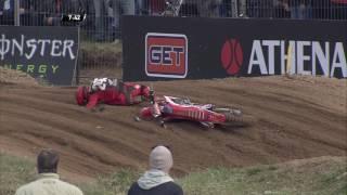 MXGP of Latvia Tim Gajser Crash