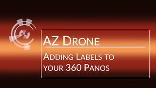 Adding Labels to a 360 Panorama made with the DJI Mavic 2 Pro