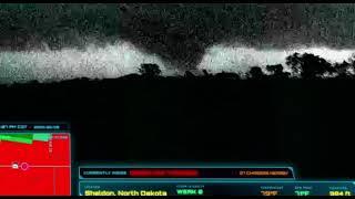 @BrandonCopicWx caught this  nocturnal wedge 6/20/2025 screen shot from his live stream  god bless