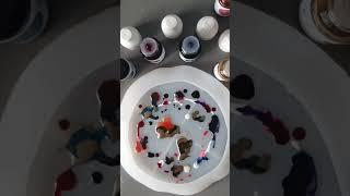 support my channel | galaxy bowl dish resin tutorial with Alcohol inks home decor #artisticmagic