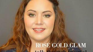 ROSE GOLD SMOKEY EYE | TALK THROUGH | MakeupByChloeHenning