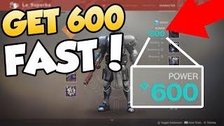 HOW TO GET 600 LIGHT LEVEL FAST & Lvl 50 FAST! - Destiny 2 Forsaken