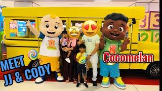 Wheels On The Bus | Meet JJ & Cody | Azlan & Azman Show | CocoMelon For Kids