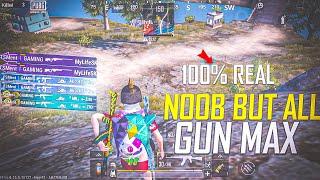 NOOB BUT ALL GUN MAX 100% REAL || 60 FPS PUBG LITE MONTAGE