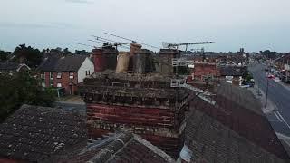 chimney inspection with drone