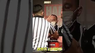 He got his revenge | Ermes vs Matt mask #armwrestling #edit #shorts