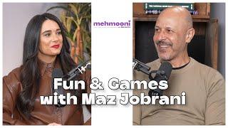 Mehmooni with Nazanin Ep. 12 - It's all fun and games with comedian Maz Jobrani!