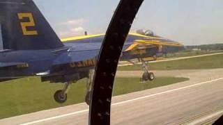 Cockpit Video of Blue Angels Flight.  Beautiful Footage