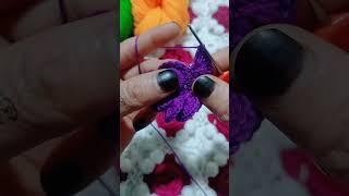 Amazing learn crochet Love flower #ep08 #crochetlove #knittinglove #flower  #shorts #video  #crochet