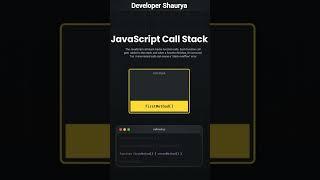 JavaScript call stack #coding #webdesign # javascript