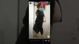 Bigo kalah, Live IG No Bra Sambil joget