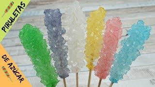 Palitos de AZÚCAR CRISTALIZADA /ciencia en tu cocina/ El Rincón de Belén