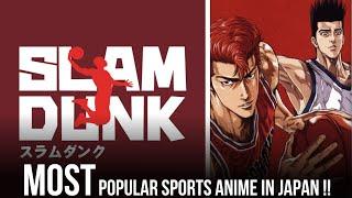 Most popular sports anime in Japan ? | Slam Dunk Anime Review