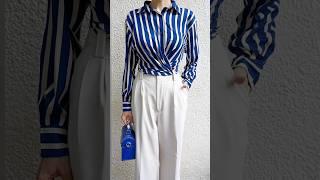 ️LETS TRY THIS BUTTON UP SHIRT HACK. #shorts #fashionhack #outfit #style
