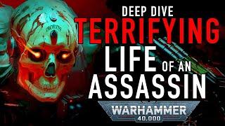 Deep Dive on the Terrifying Imperial Assassins of Warhammer 40K #wh40klore #imperium #assassins