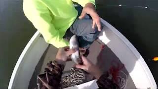 Trout fishing on Beaufort River South Carolina