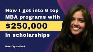 Non-IITian bags 6 top MBA programs with $250,000 in scholarships |@MBACrystalBall Review