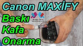 Canon MAXIFY Baskı Kafa Nasıl Onarılır | canon İb4050 | Konusan servis | 490. bölüm