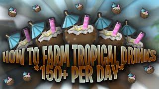 How to FARM Tropical Drinks in Bee Swarm Simulator