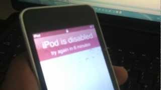 How to reset iPod Touch password if you've forgotten or lost it  - Fix iPod Disabled message