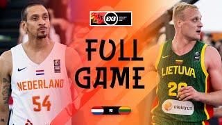 Netherlands  vs Lithuania  | Men | Full Pool Game | FIBA 3x3 World Cup 2025 | 3x3 Basketball