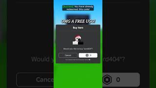 Now I know what's real and what is fake (FAKE UGC ) #roblox #robloxshorts #freeugc