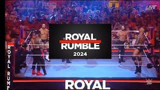 Roman Reigns Vs Randy Ortan, AJ Styles and LA Knight At Royal Rumble | Royal Rumble Full Highlights