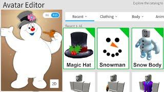 MAKING FROSTY THE SNOWMAN A ROBLOX ACCOUNT!!