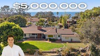 Touring $5M Mountain AND Ocean View Property in Del Mar 92014