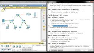 8.1.2.5 Packet Tracer - Configuring Syslog and NTP