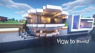 【Minecraft】 Modern House TutorialㅣModern City #6