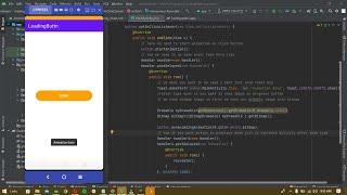 Loading Button in android studio (Java).