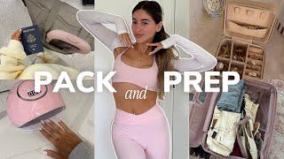 VLOG  pack & prep for a brand trip w/ me!! *mid moving out*