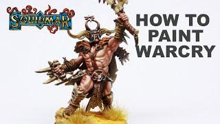 How To Paint Untamed Beasts - Warhammer Paint Tutorial Warcry Heart Eater