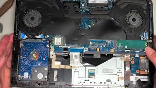 HP Omen 15-dc0030nr Disassembly RAM SSD Hard Drive Upgrade Battery Replacement Repair